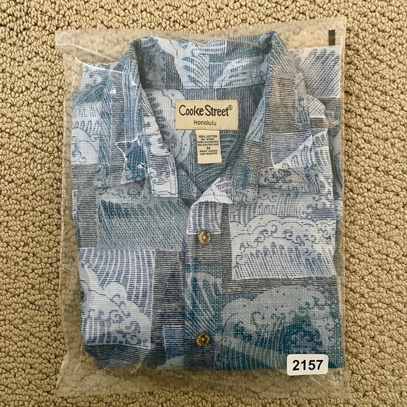 COOKE STREET Honolulu Aloha Hawaiian Collared Shirt Men M Medium - Picture 5 of 5